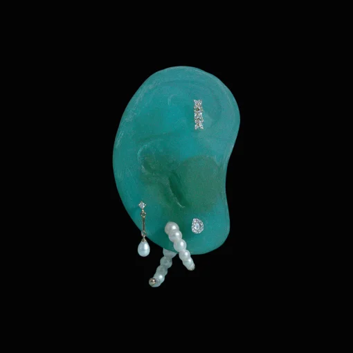 Wonky Tear-Drop Stud