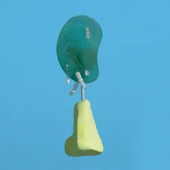 Wonky Tear-Drop Stud